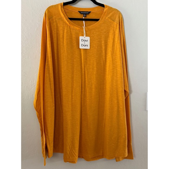 Davi & Dani Tunic Top Long Sleeve Knit Relaxed Fit Casual Everyday‎ 3XL - Picture 1 of 5